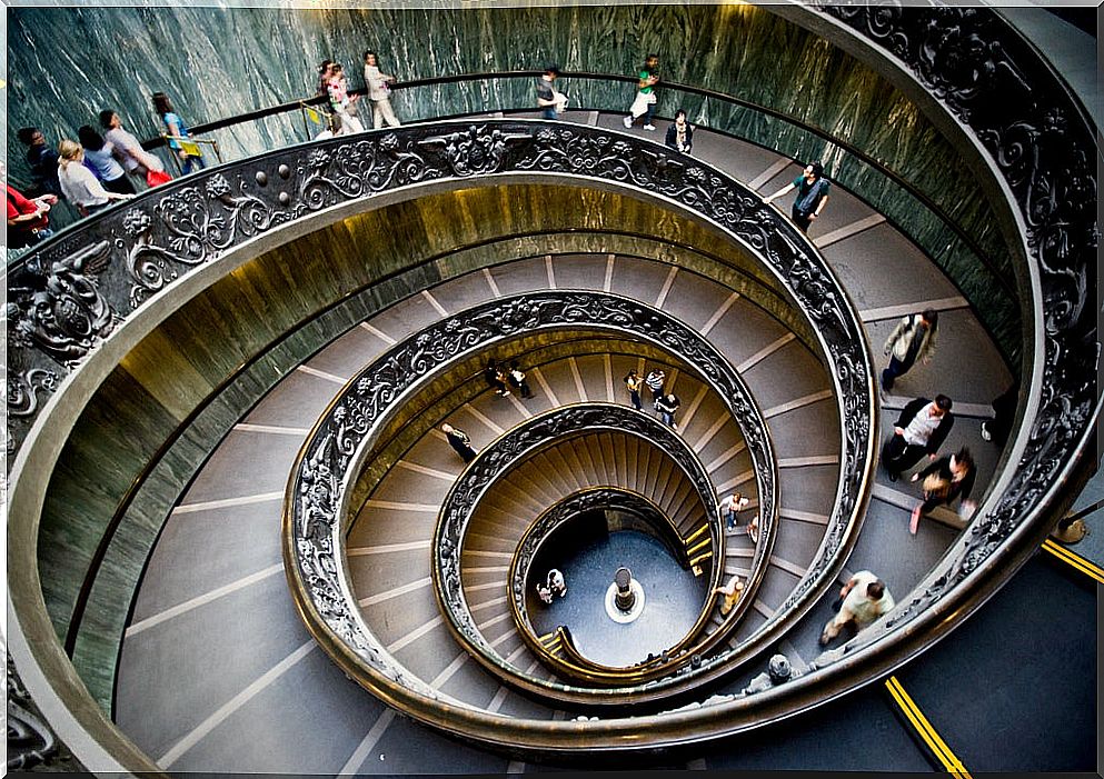 Very special stairs: Vatican Museums