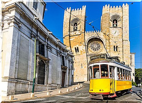 Tram in Lisbon