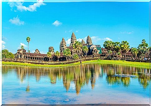 Angkor Wat temple in Cambodia