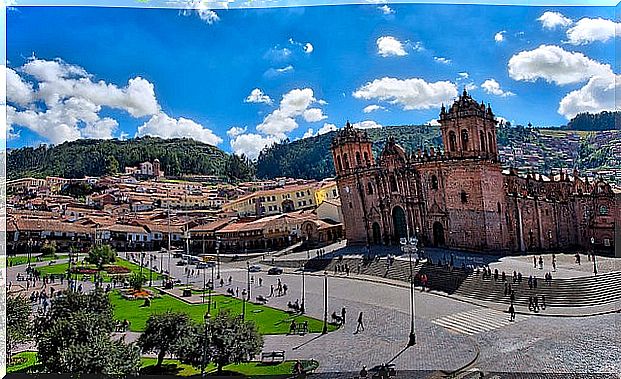 Plaza de Armas in Cuzco, Peru