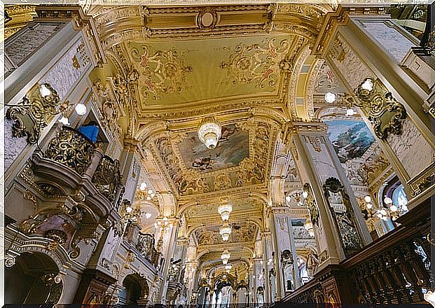 New York Cafe in Budapest, one of the most beautiful cafes