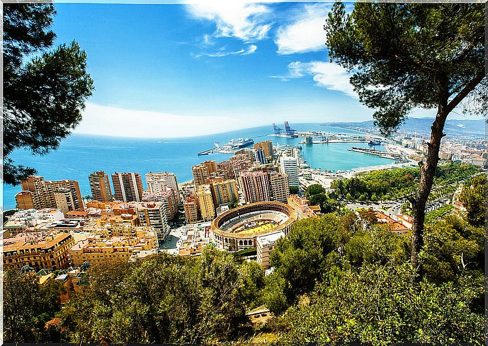 View of Malaga