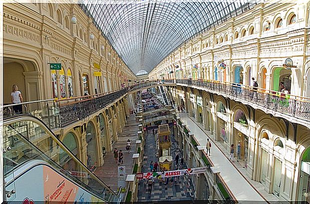 GUM Galleries in Moscow's Red Square