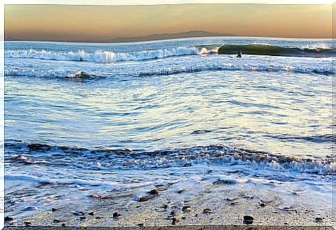 Beach in california