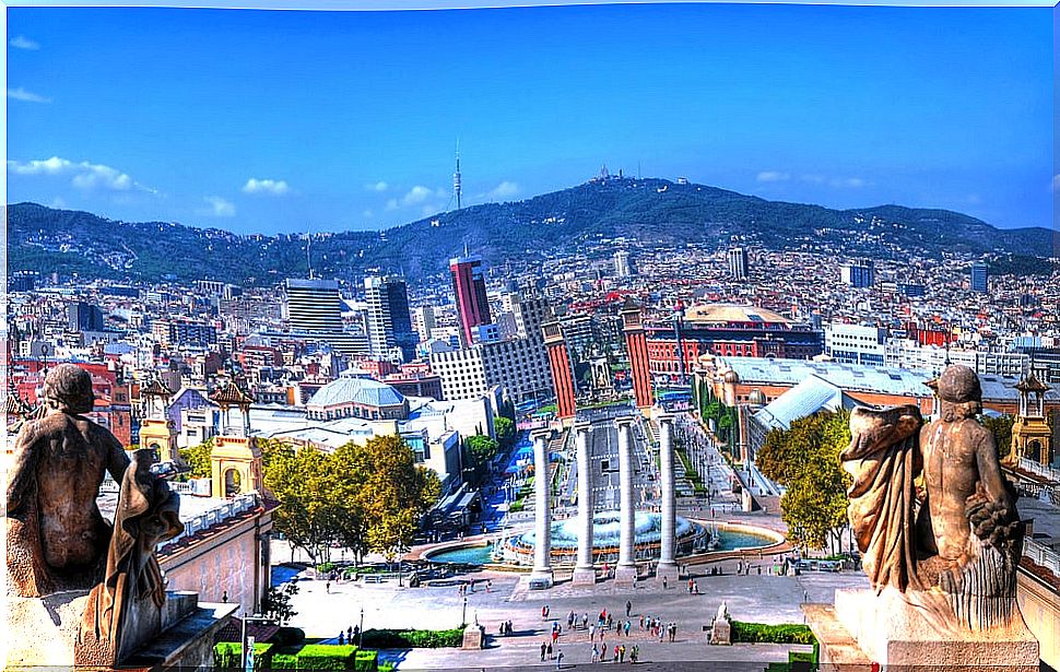 Barcelona, ​​view of the city