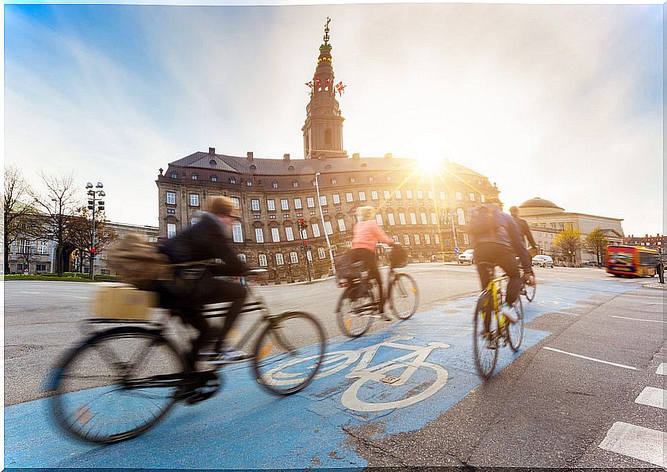 Cyclists in Copenhagen