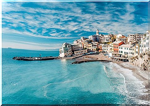 View of Bogliasco in Italy