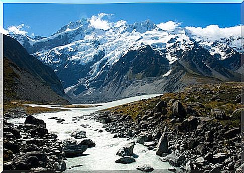 Mount Cook, one of the places to see in New Zealand