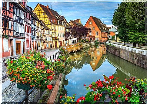 View of Colmar in Alsace