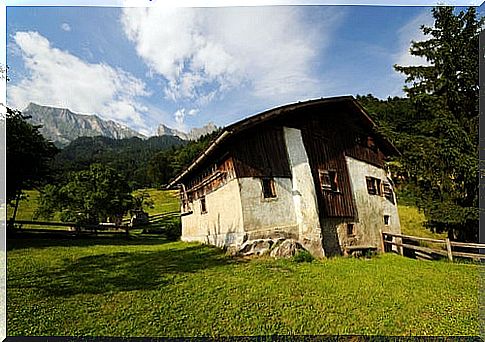 Heidi's house, one of the great literary settings