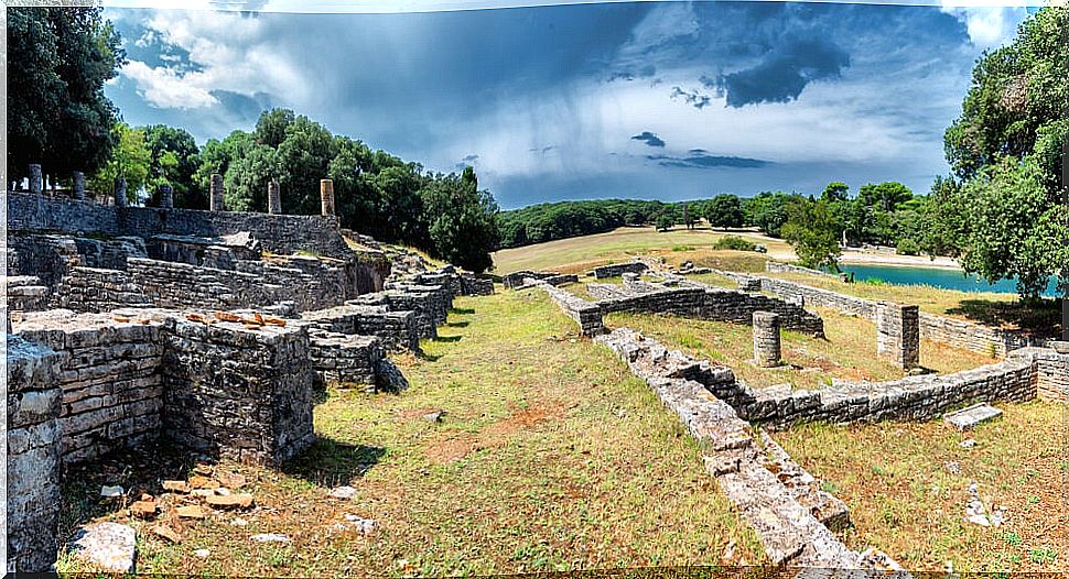 Roman ruins in Brijuni