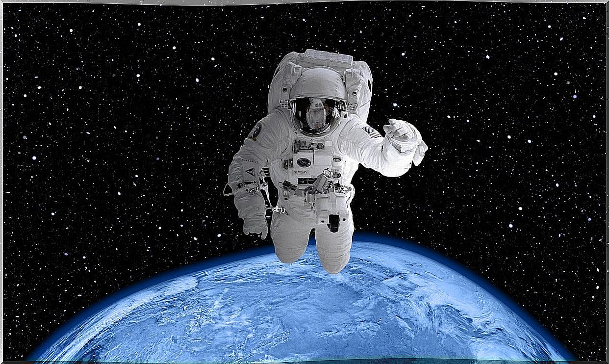 Astronaut in space