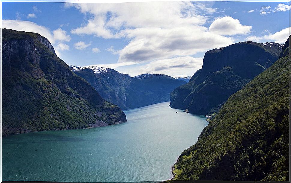 View of the fjord from Balestrand