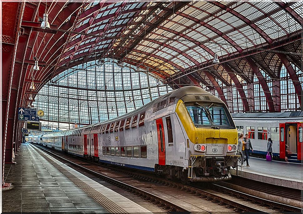 Belgium's rail network, the densest in Europe