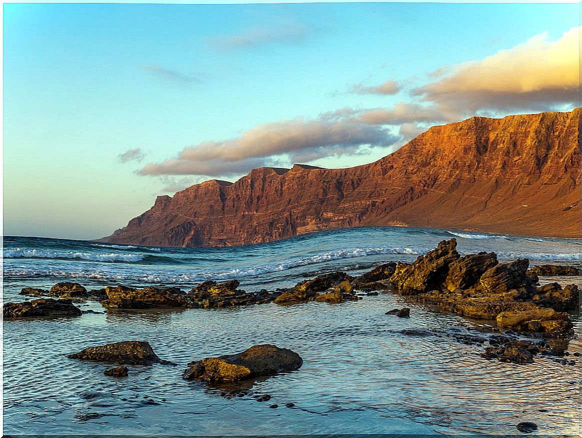 Caleta de Famara and its beautiful sunsets