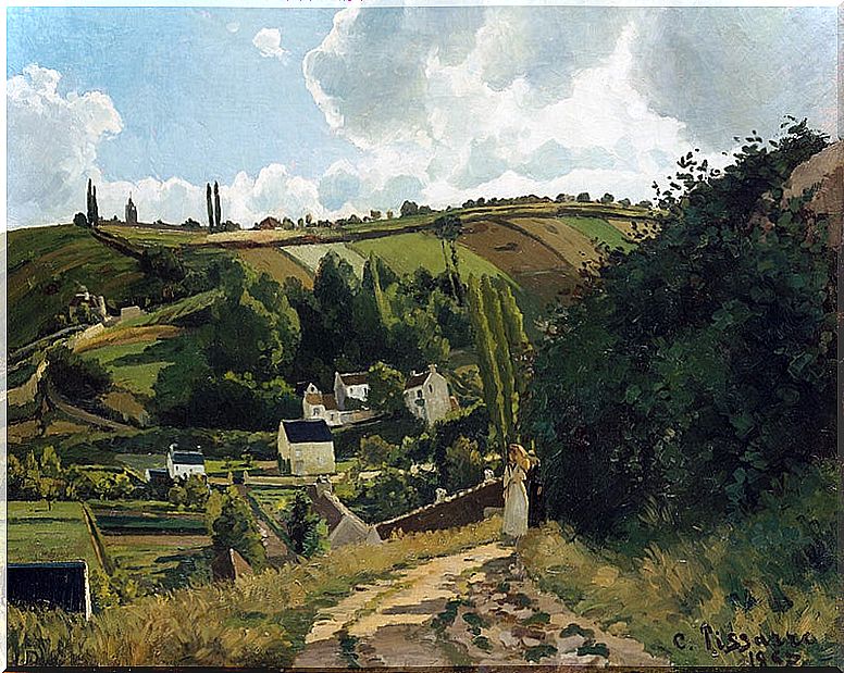 Hills of Jalais de Pissarro