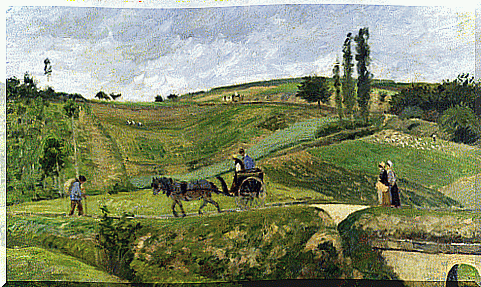 Ennery de Pissarro road