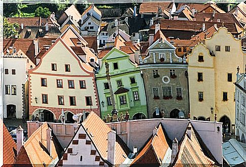 Cesky Krumlov Town Hall Square