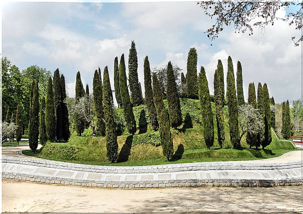 Forest of Remembrance in the Retiro of Madrid