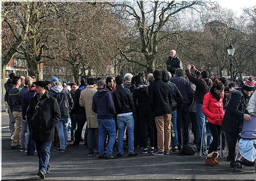 Speaker's Corner in London