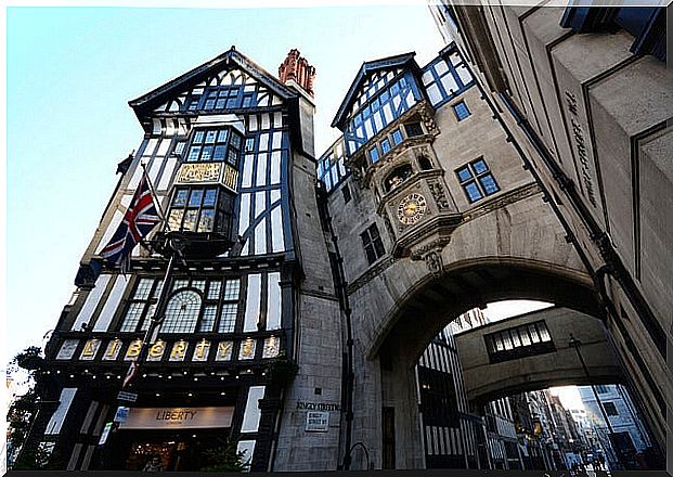 Entrance to Liberty's in London