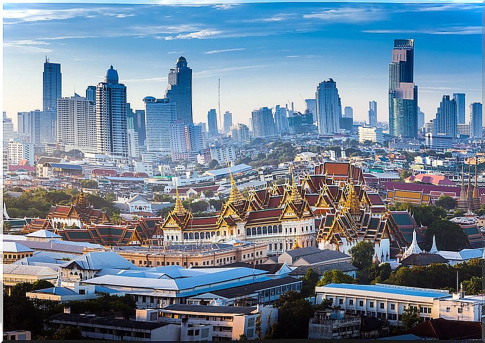 View of Bangkok in Thailand