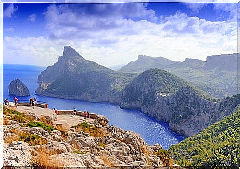 Views of Cape Formentor in Mallorca