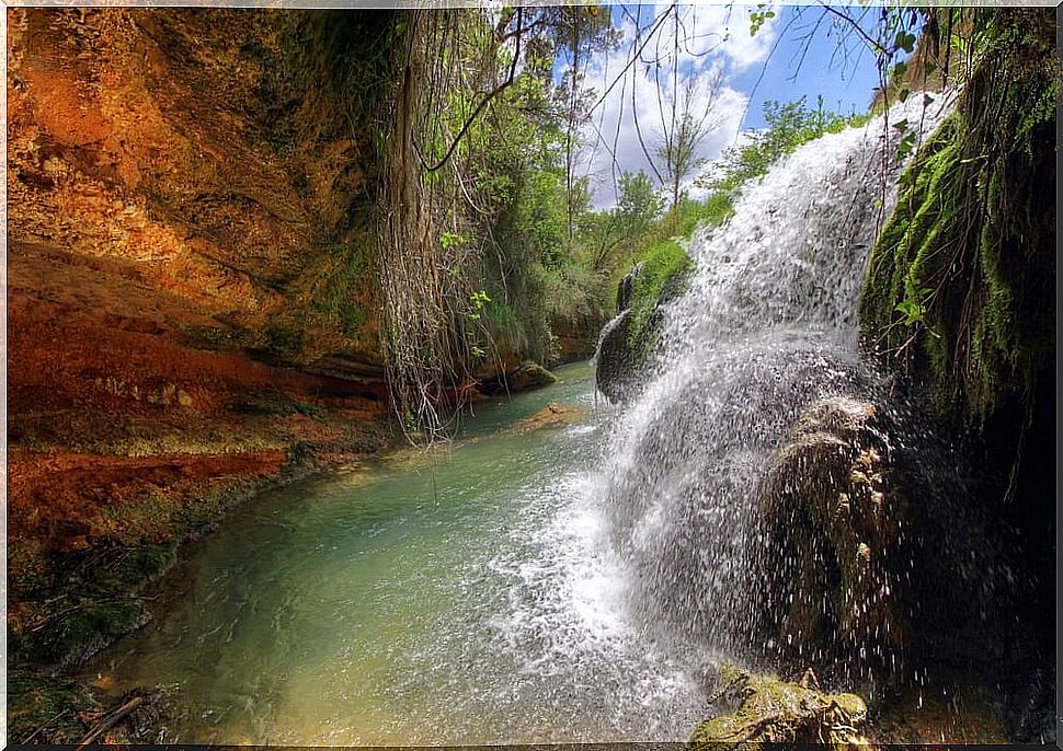 Waterfalls in Mariola: the source of the Vinalopó