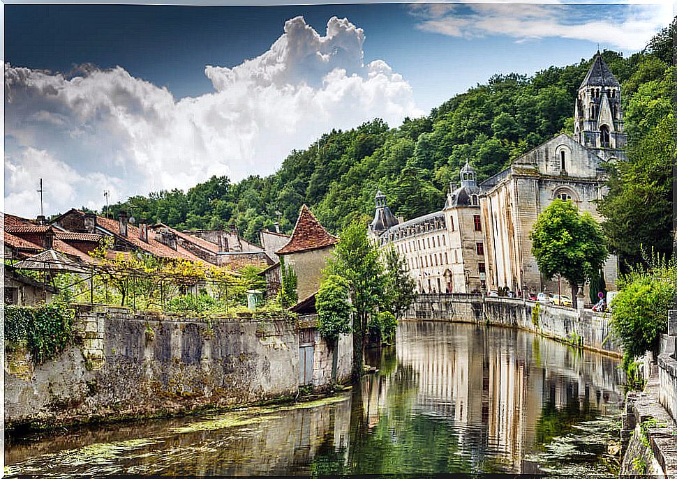 Brantôme Abbey in the Périgord