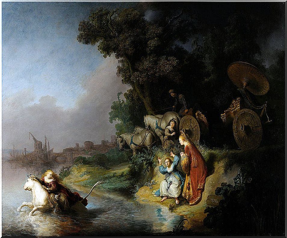 "The Rape of Europe", by Rembrandt