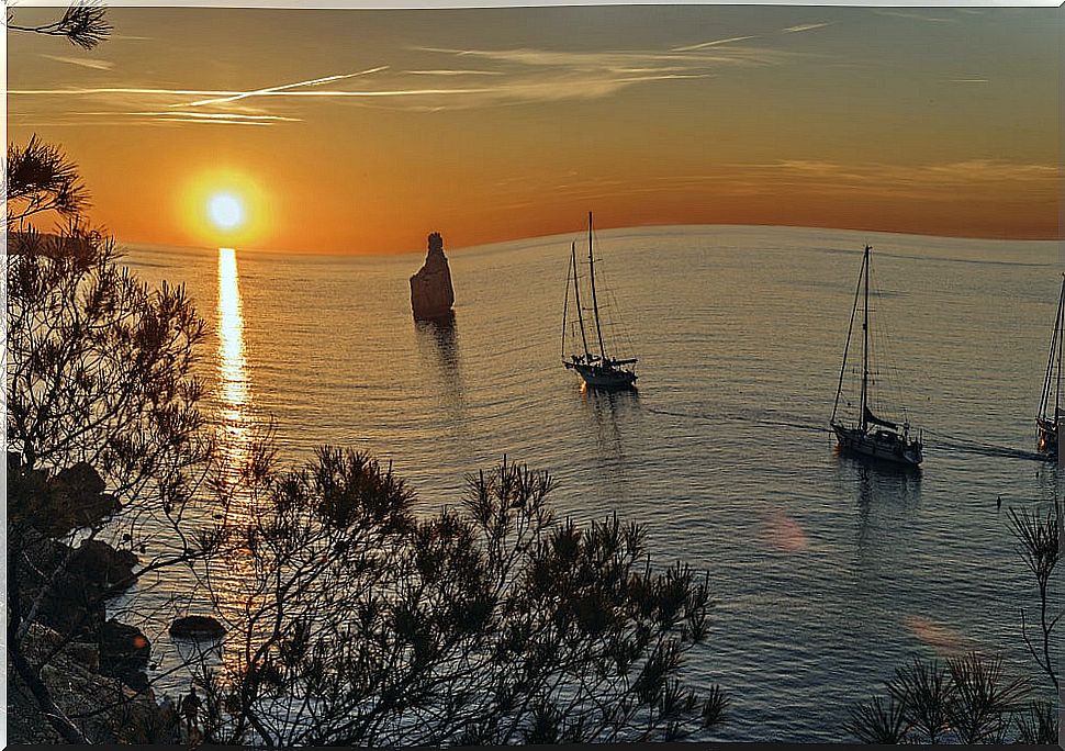 Cala Benirrás in Ibiza