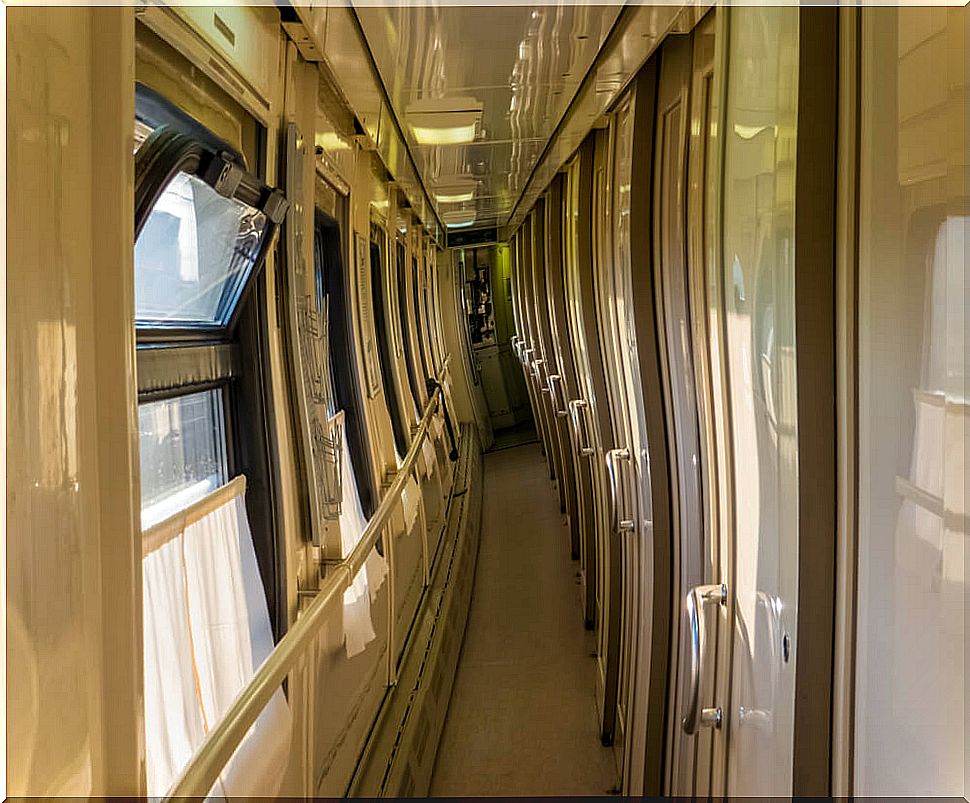 Interior of the Trans-Siberian