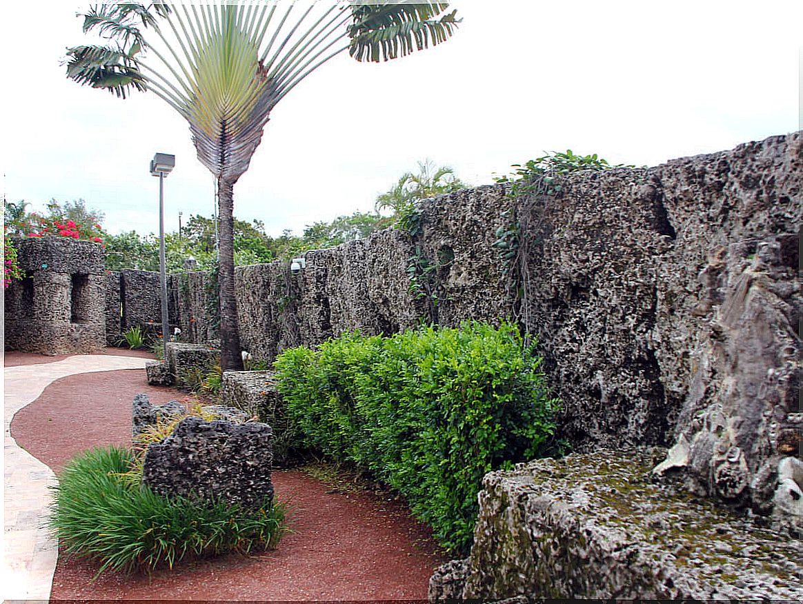 Florida Coral Castle Wall.