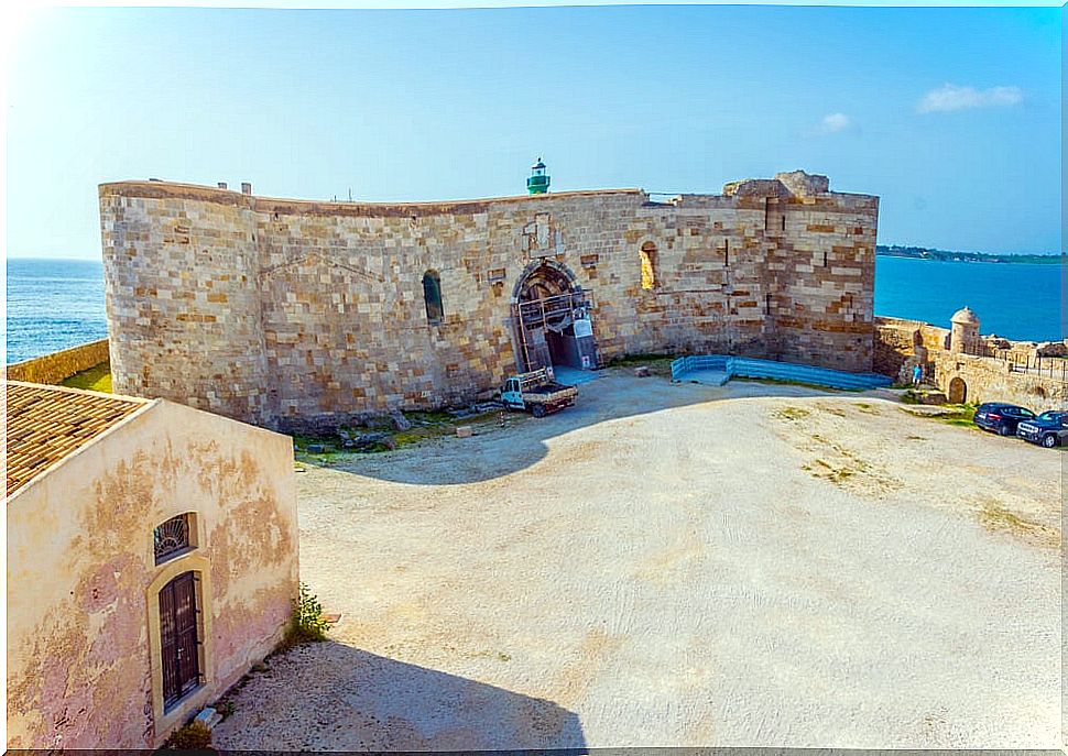 Maniace Castle Courtyard