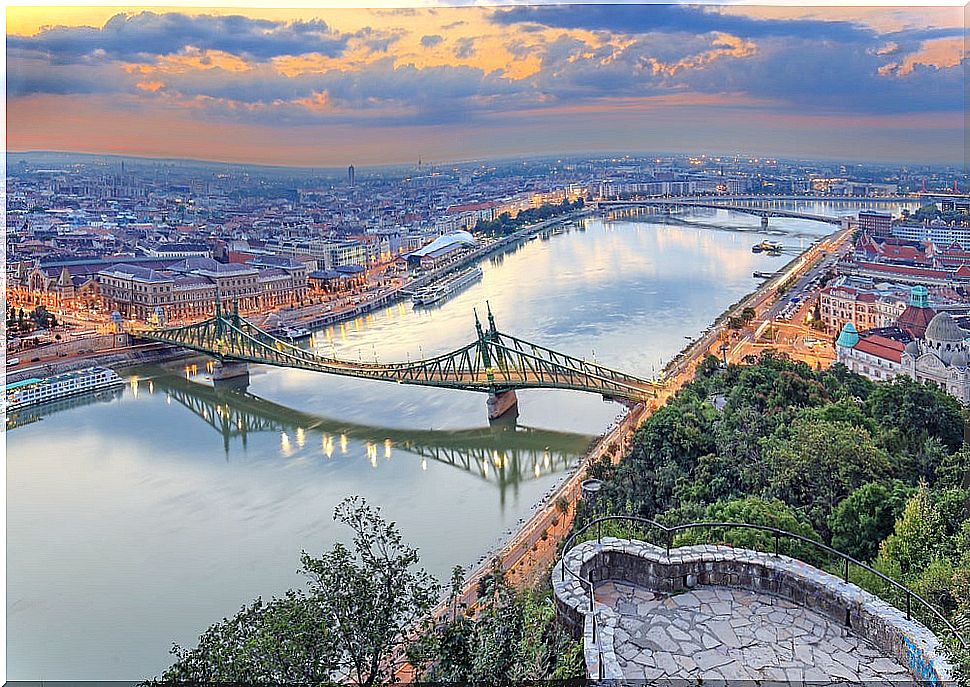 View from the citadel of Budapest