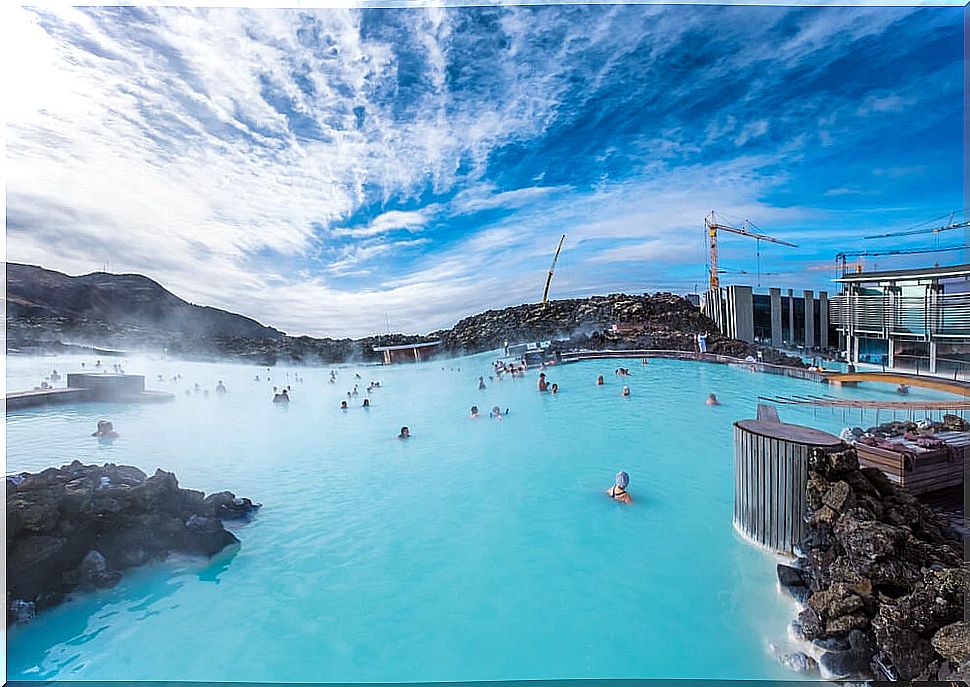 Where to swim in hot springs in Iceland?