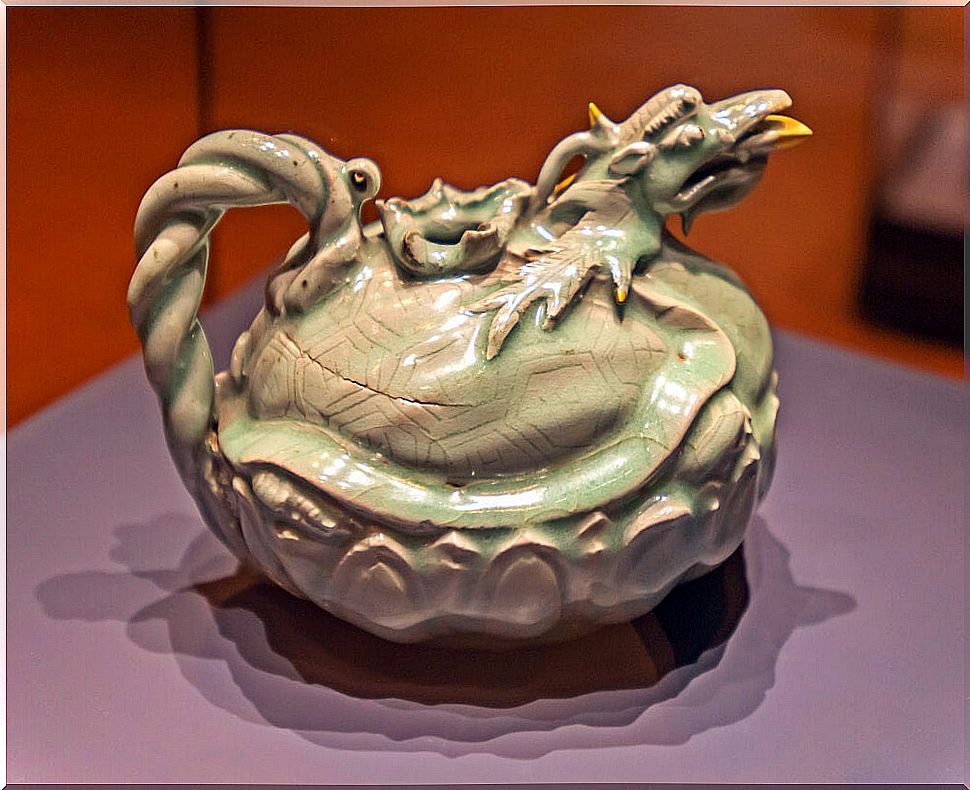 Celadon typical of Korean art