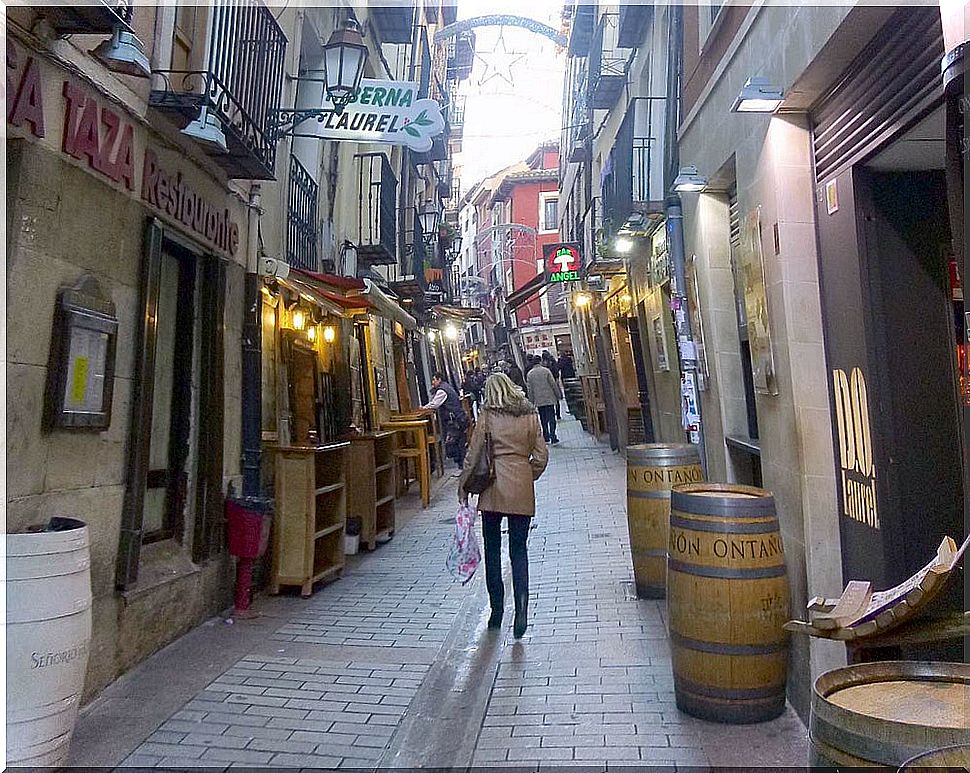 Laurel de Logroño street, an essential place for tapas