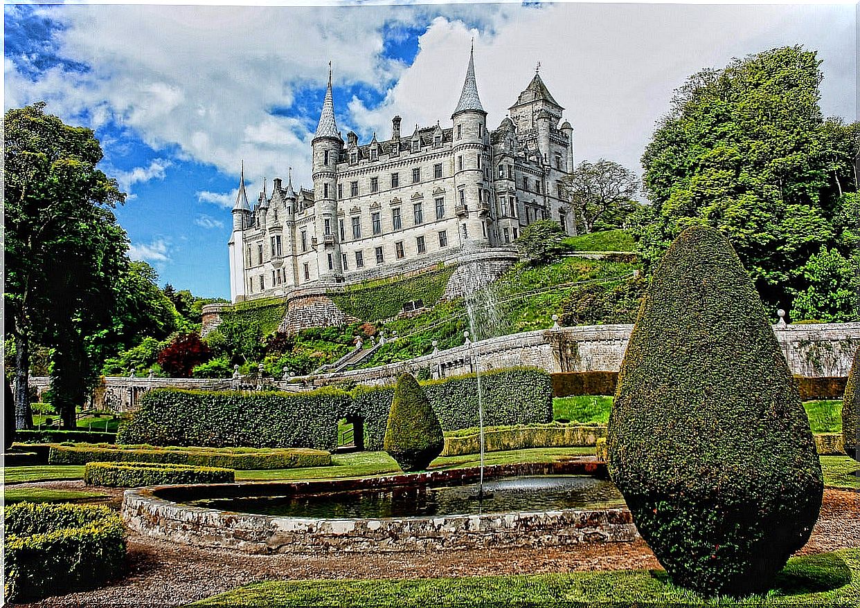 Dunrobin Castle in Scotland