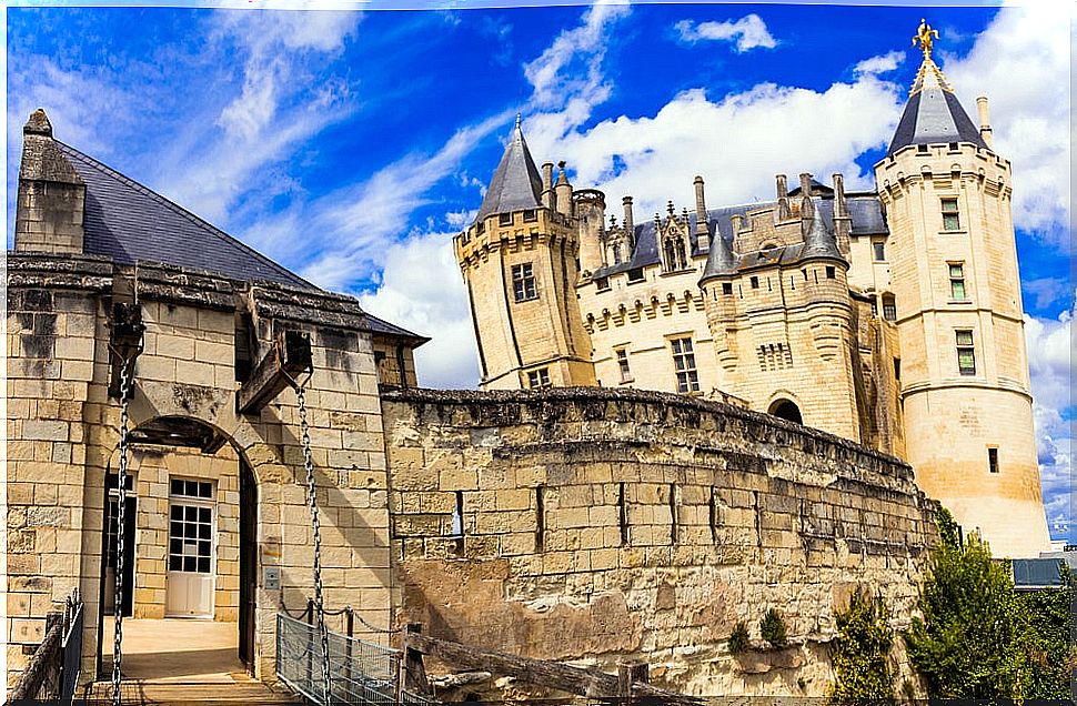 Castle of Saumur in France