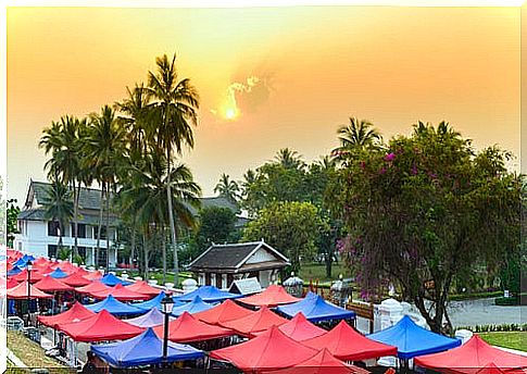 Market in Luang Prabang