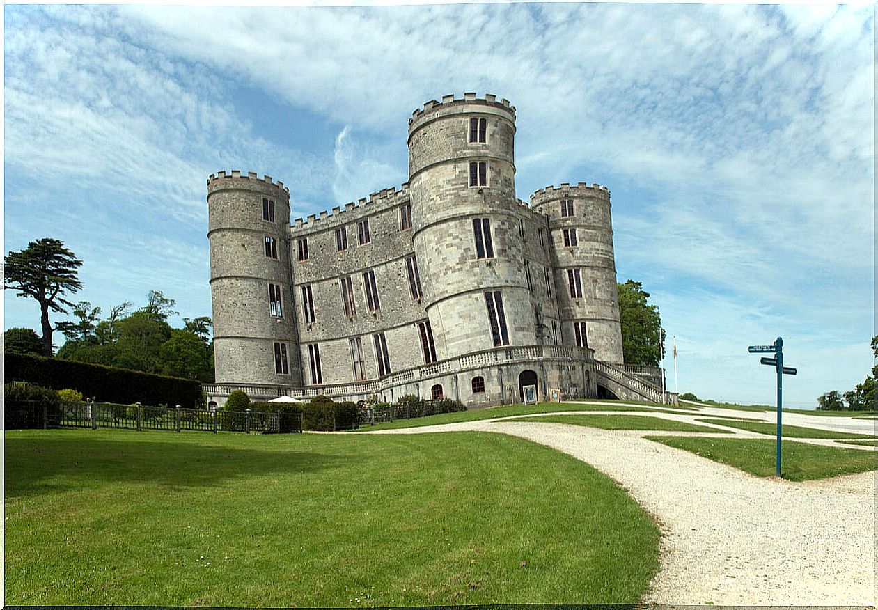 Lulworth Castle is one of the great attractions of this area.