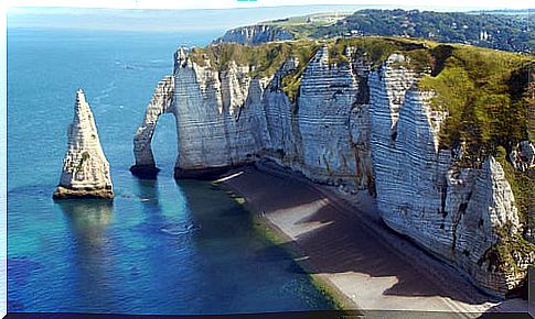 Étretat and the Côte d'Albatre in France, breathtaking beauty