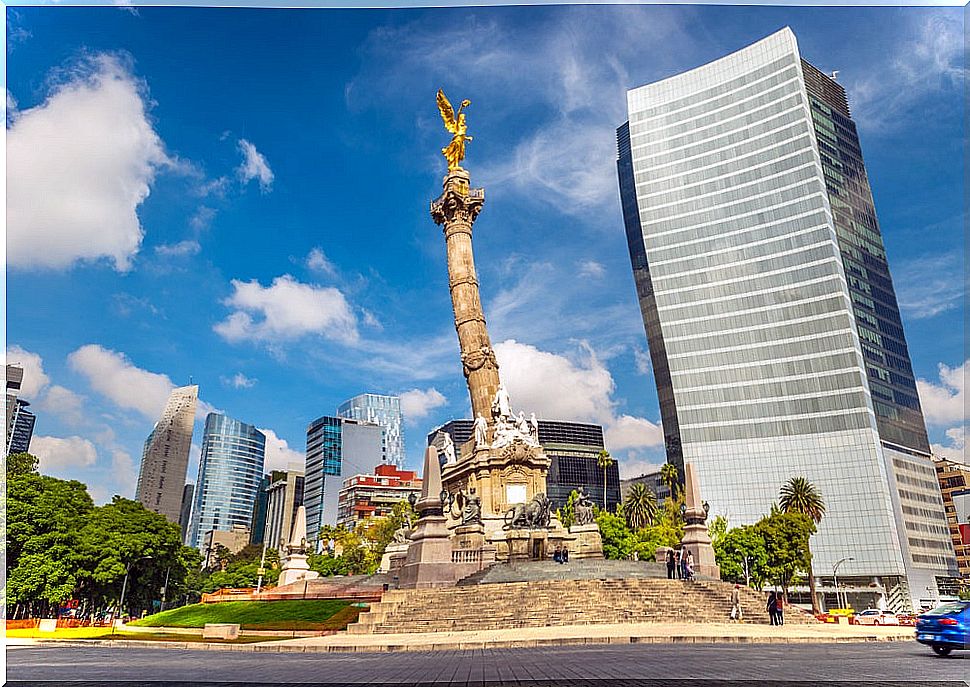 The capital of Mexico, a city with a long history