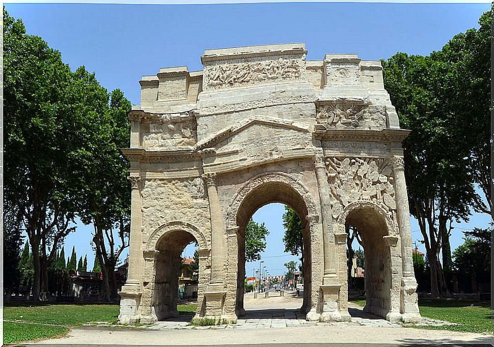 Arc de Triomphe in Orange