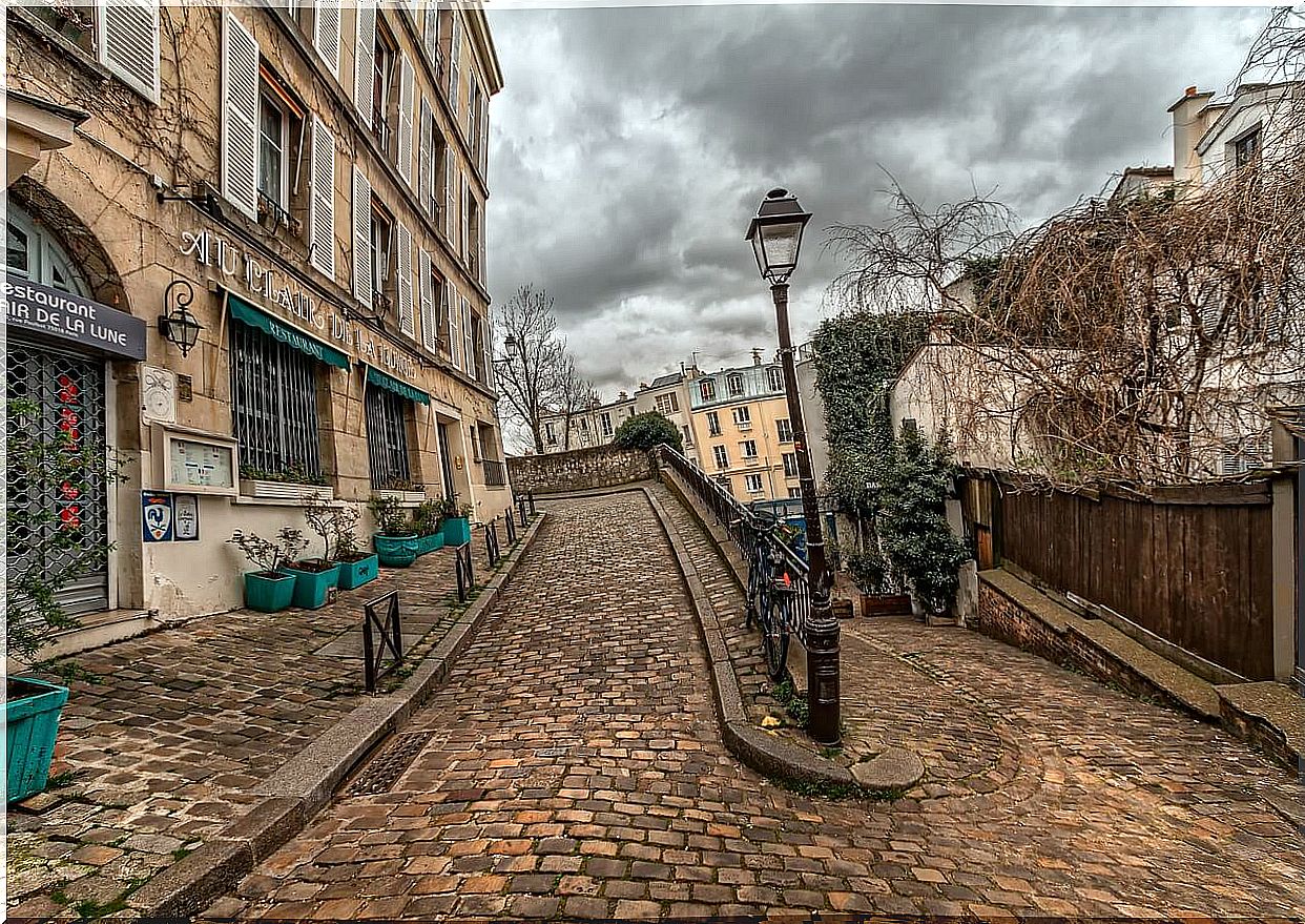 Montmartre neighborhood in Paris