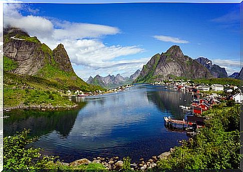 Lofoten Islands in Norway