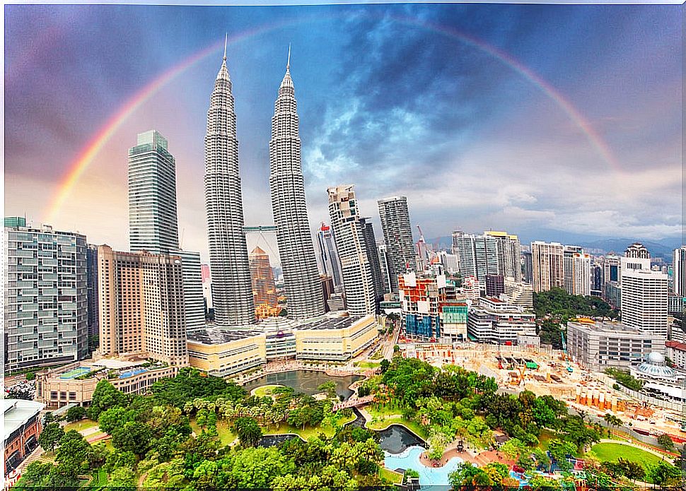 Petronas Towers, the tallest twin towers in the world