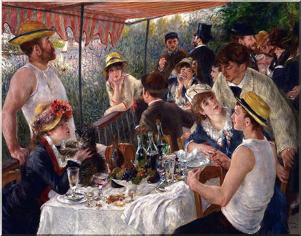 Renoir's rowers luncheon