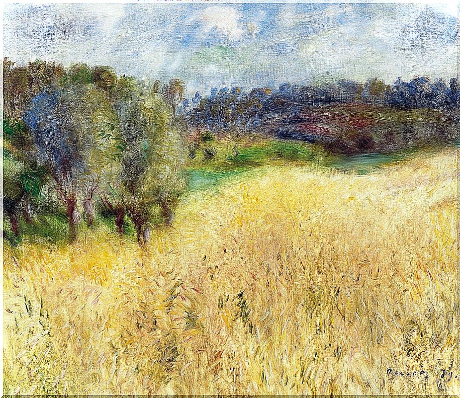 Renoir's Wheat Field